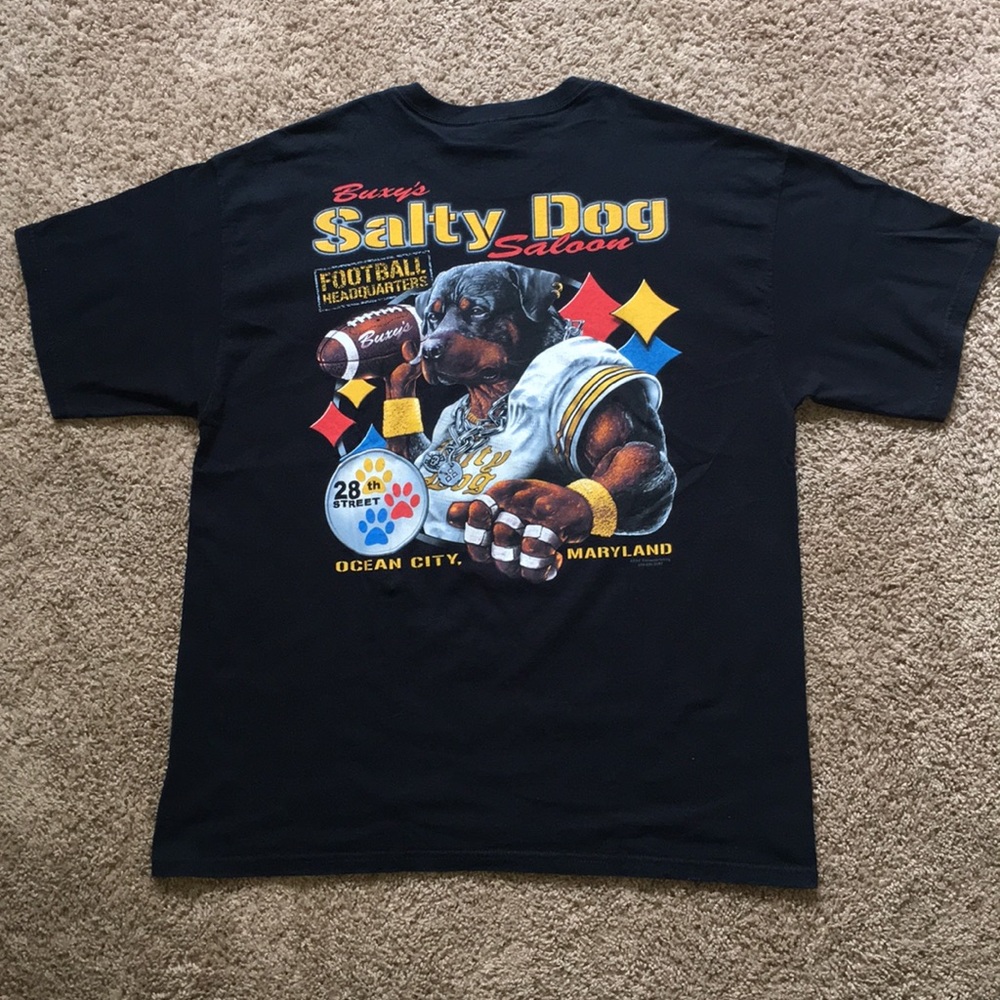 Buxys Salty Dog Saloon “Steelers” T-Shirt